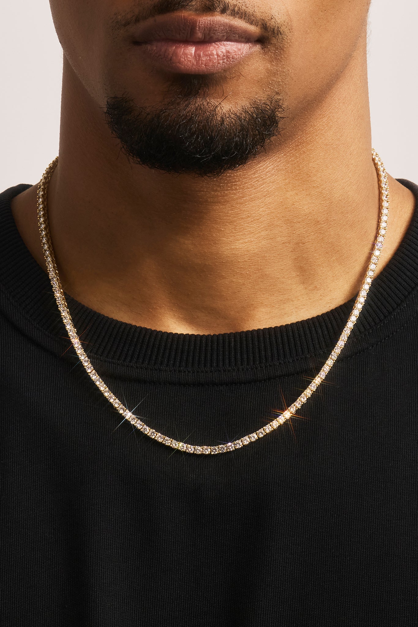 Tenniskette - 3mm - Gold